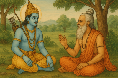 Sri Ram in conversation with Sage Vashishtha