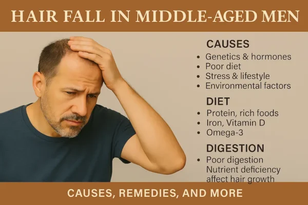 The Truth About Hair Fall in Middle-Aged Men: Causes, Remedies, and Prevention hair fall