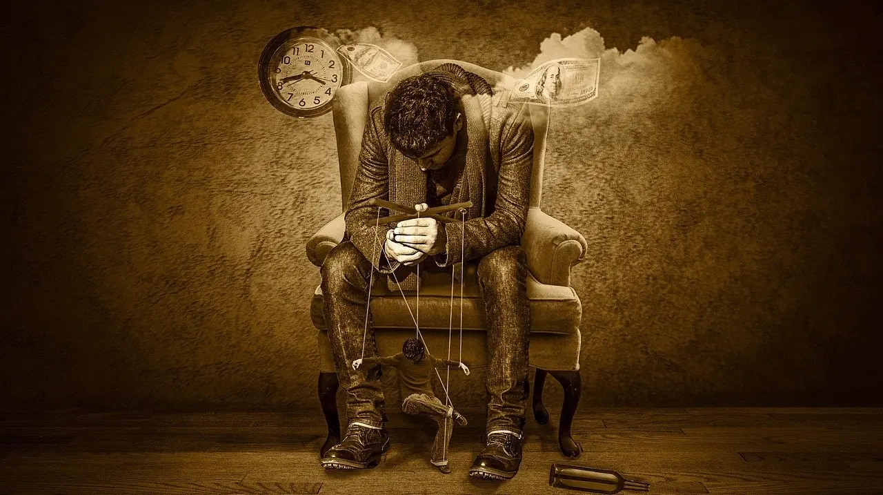 Symbolic representation of karma and spiritual energy