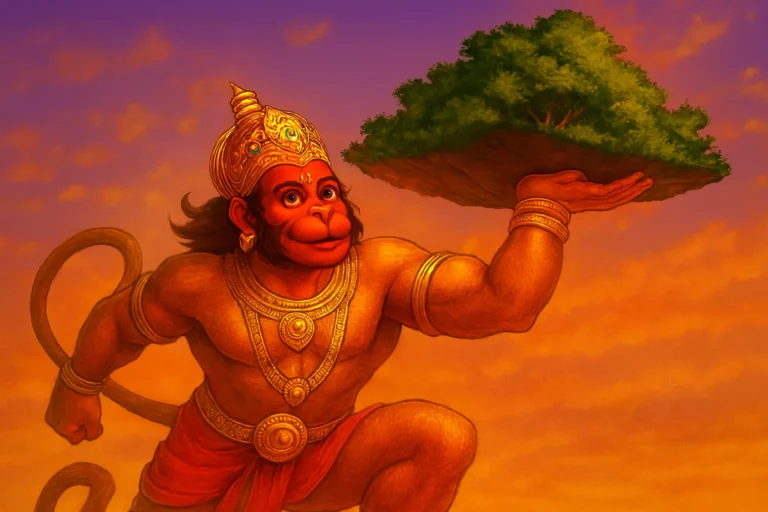 Hanuman Bring the Whole Mountain